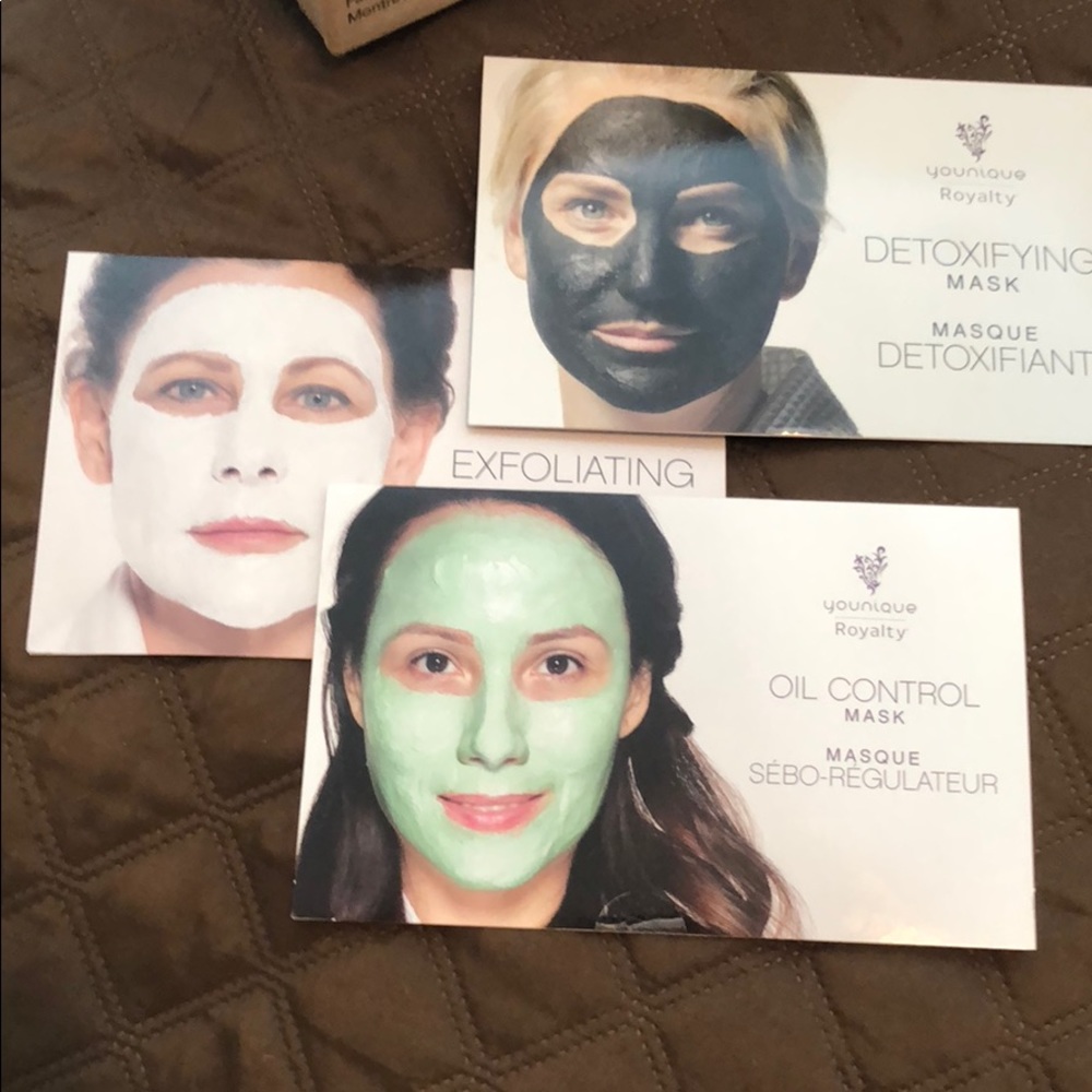 Younique 3 different masks samples